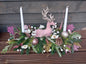 Pink Stag Floral Table Display