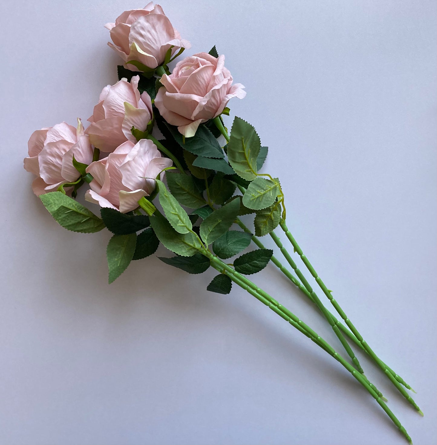 Pink Soft Velvet Rose Stem
