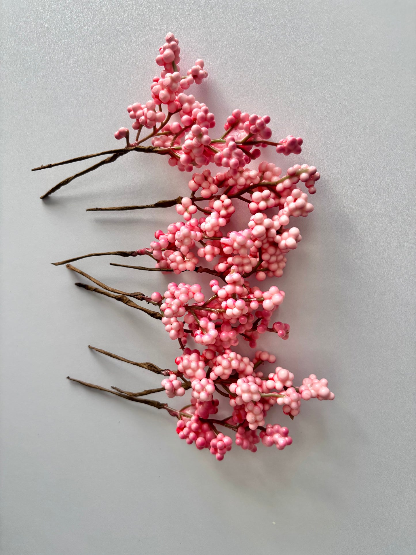 10 Pink Cluster Berry Bunch