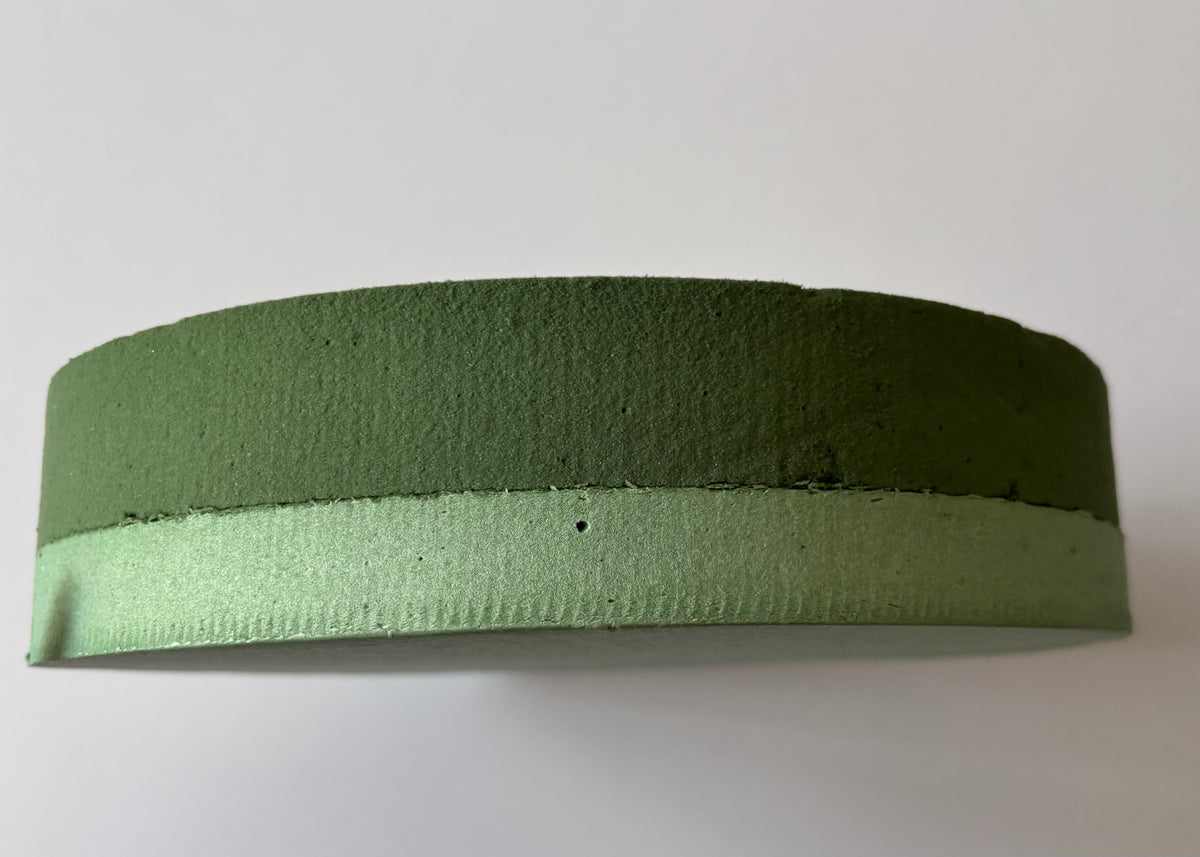 Green Round Oasis Wet Floral Foam Posy Pad