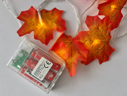 Maple Leaf Light Garland