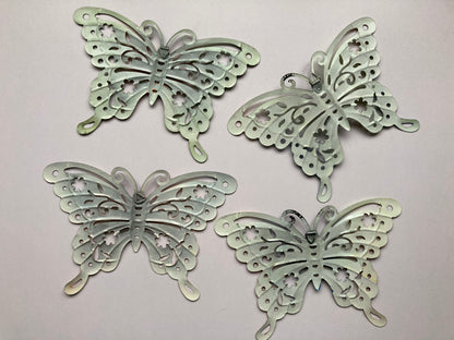 Rainbow Butterfly Metal Wall Plaque