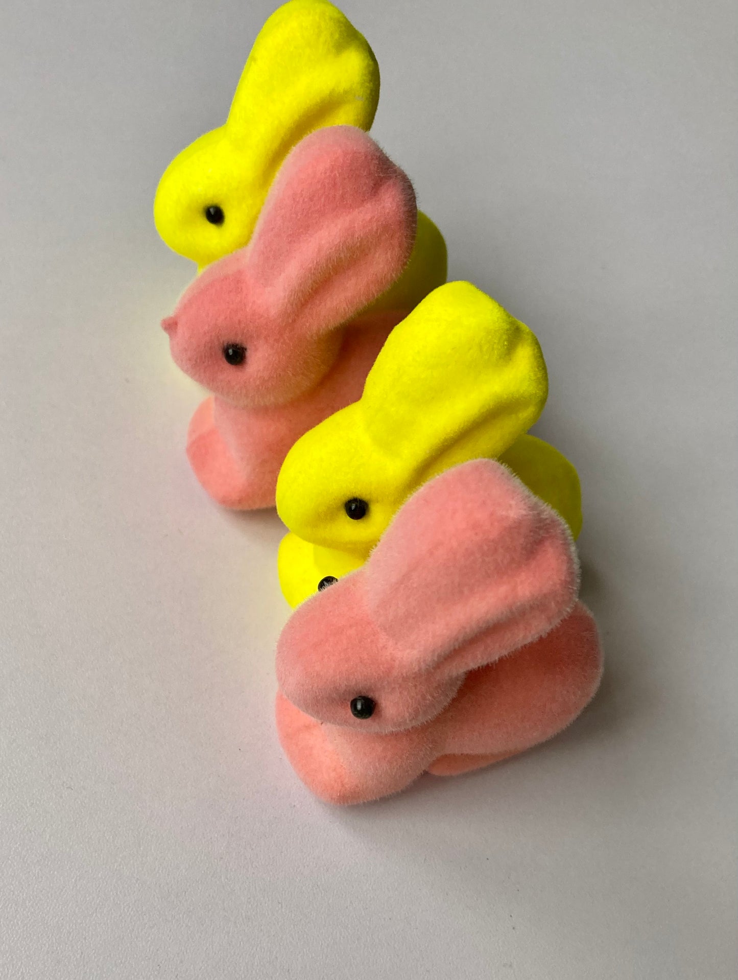 4pk Mini Yellow & Pink Bunnies