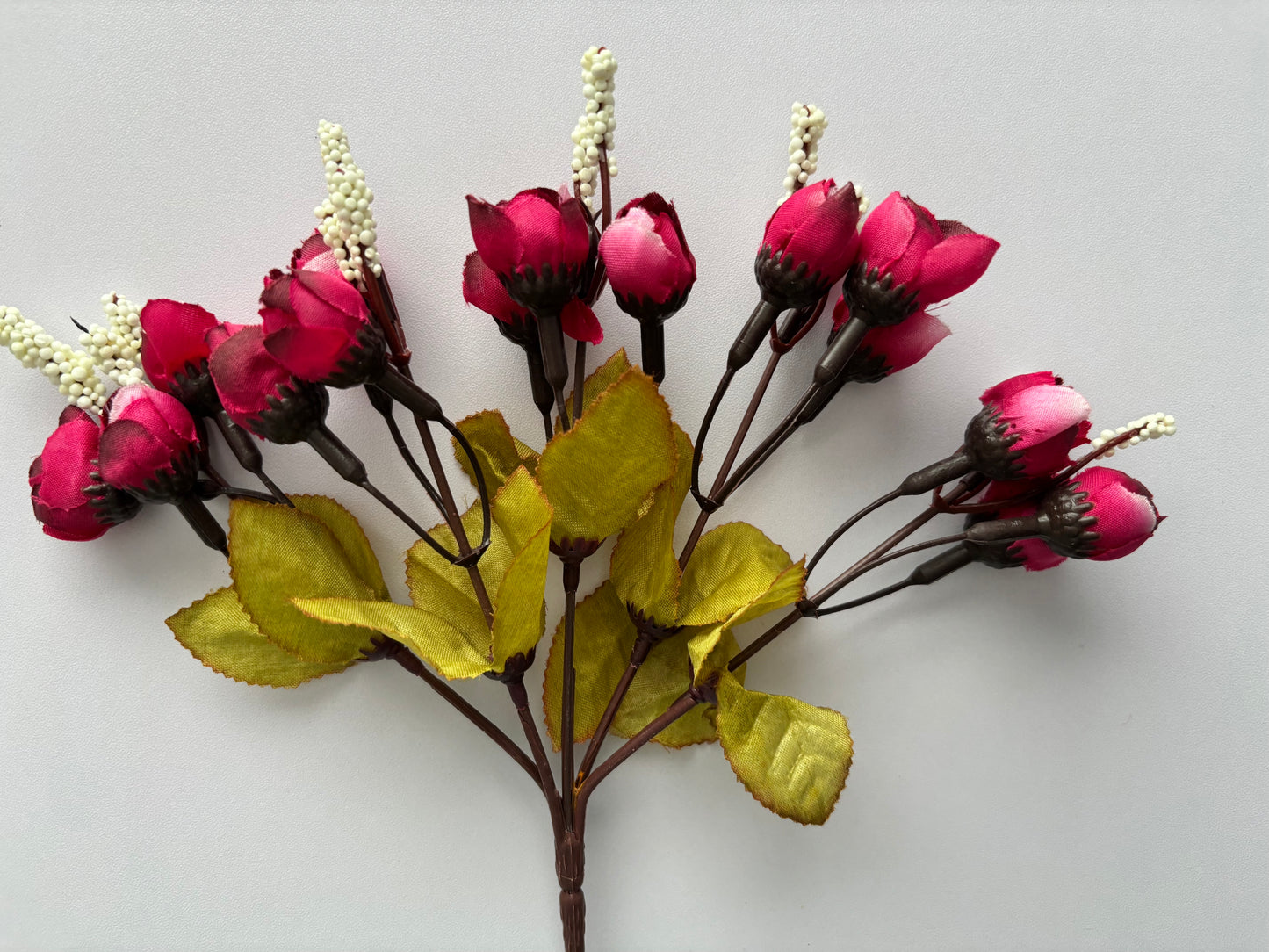 Pink/White Rosebud Bunch
