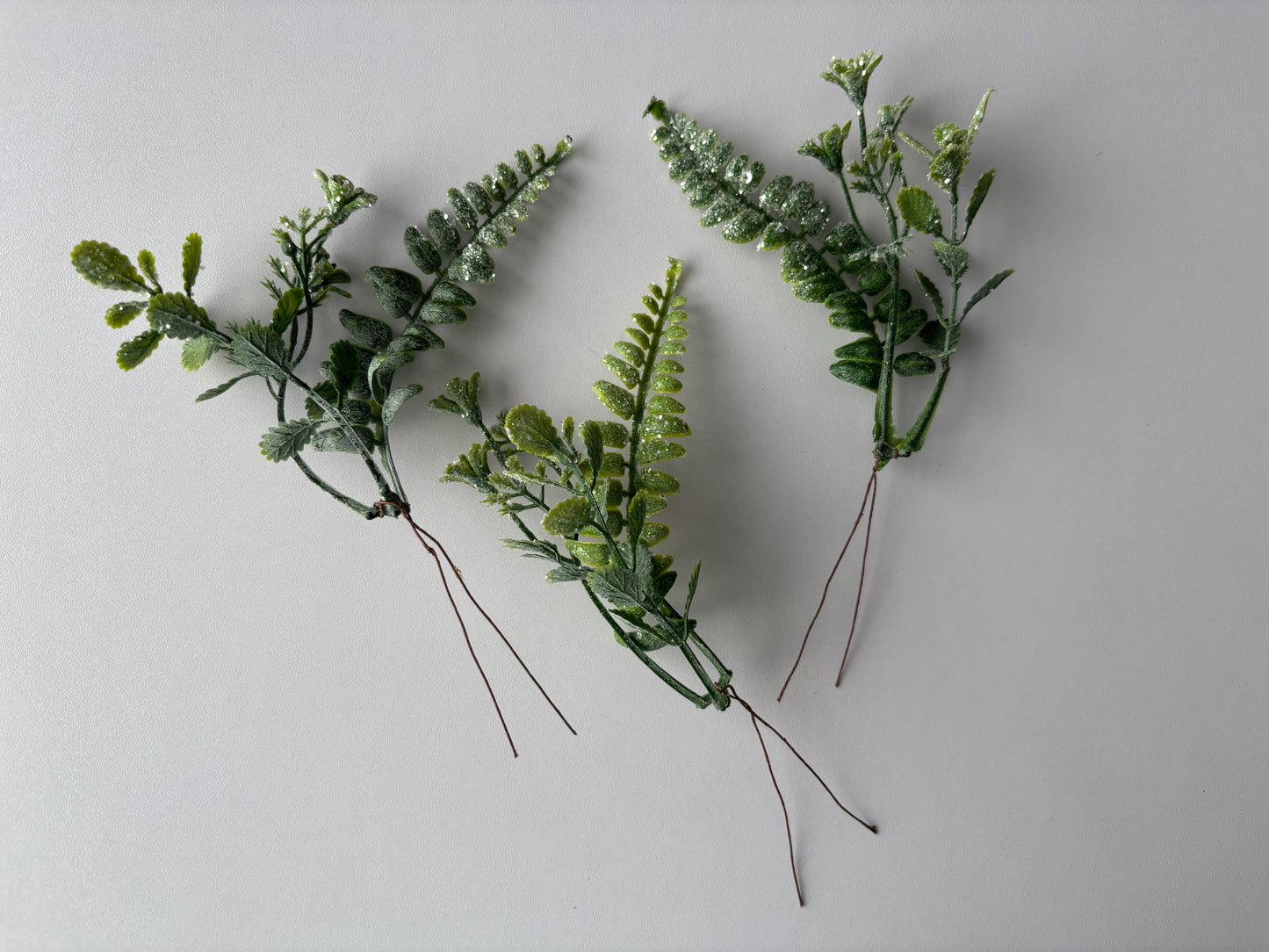 3 Frost Foliage Stem Bunch