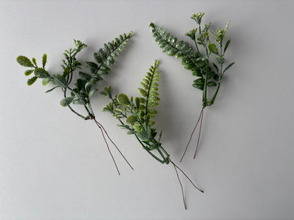 3 Frost Foliage Stem Bunch