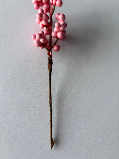 10 Pink Cluster Berry Bunch
