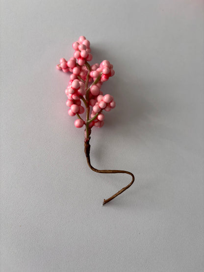 10 Pink Cluster Berry Bunch