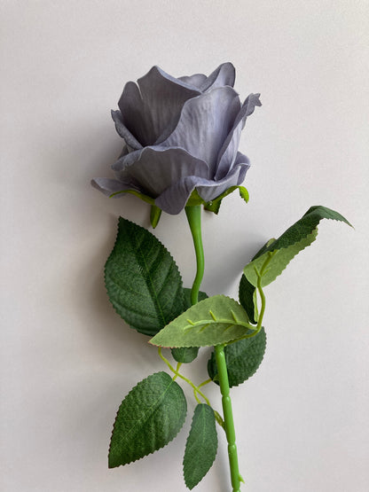 Grey Soft Velvet Touch Rose