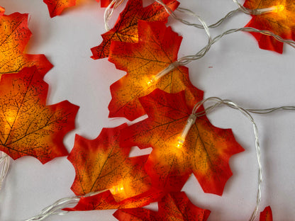Maple Leaf Light Garland