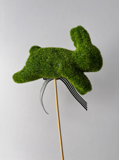 Flocked Bunny Pick