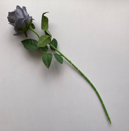 Grey Soft Velvet Touch Rose