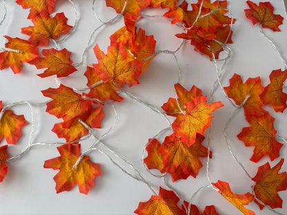 Maple Leaf Light Garland