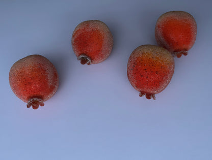 4 Sugar Beaded Pomegranate