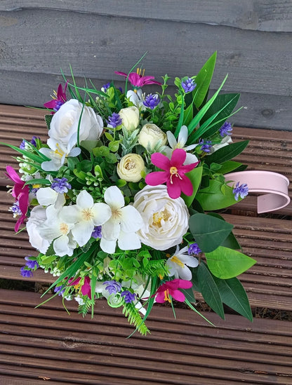 Pink Single Hook Floral Planter
