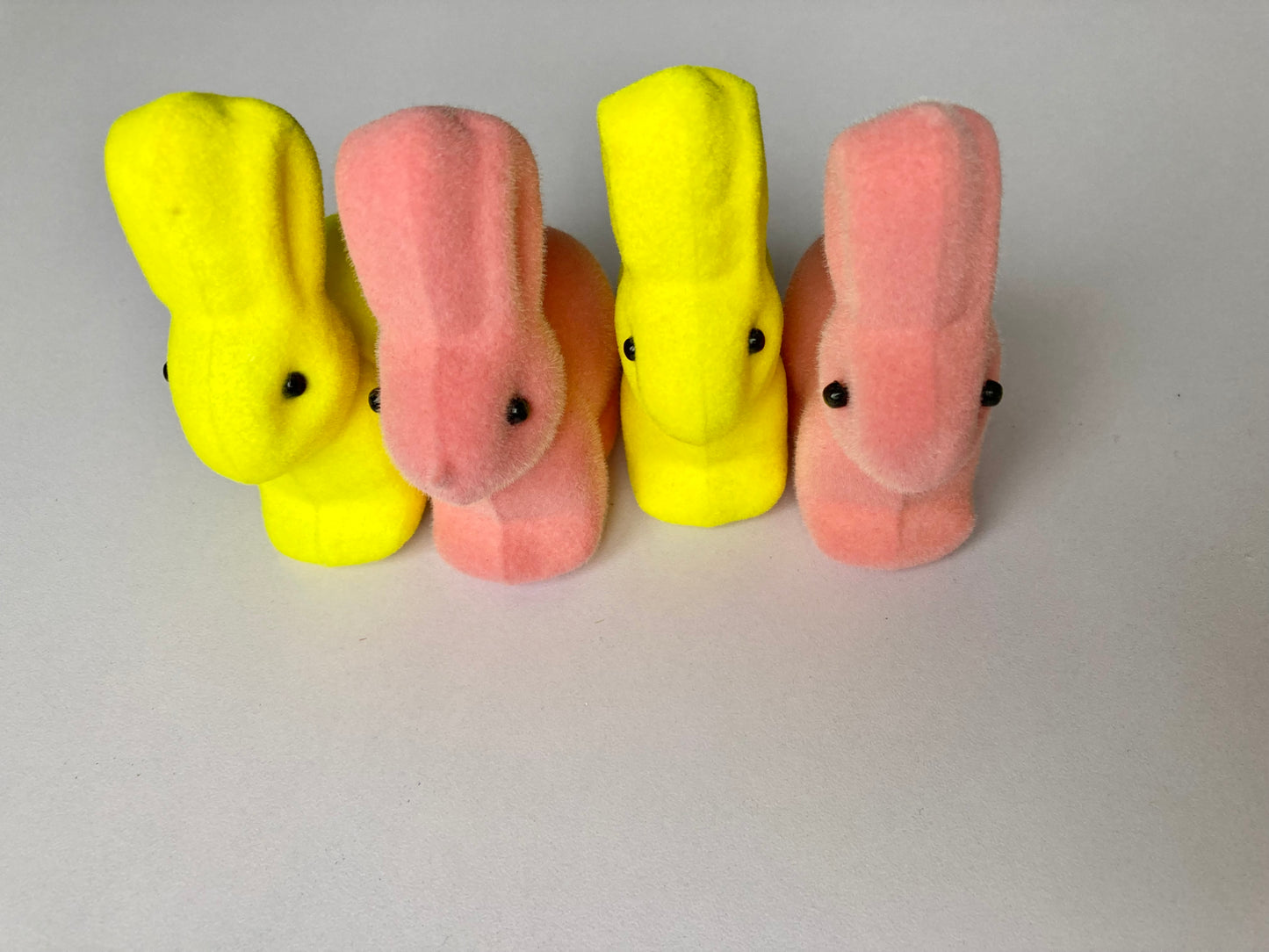 4pk Mini Yellow & Pink Bunnies