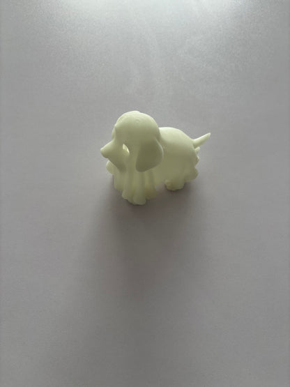 Glow in the Dark Ghost Dog | 3D Printed Halloween Decoration | Glows Blue