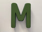 M Foam Letter