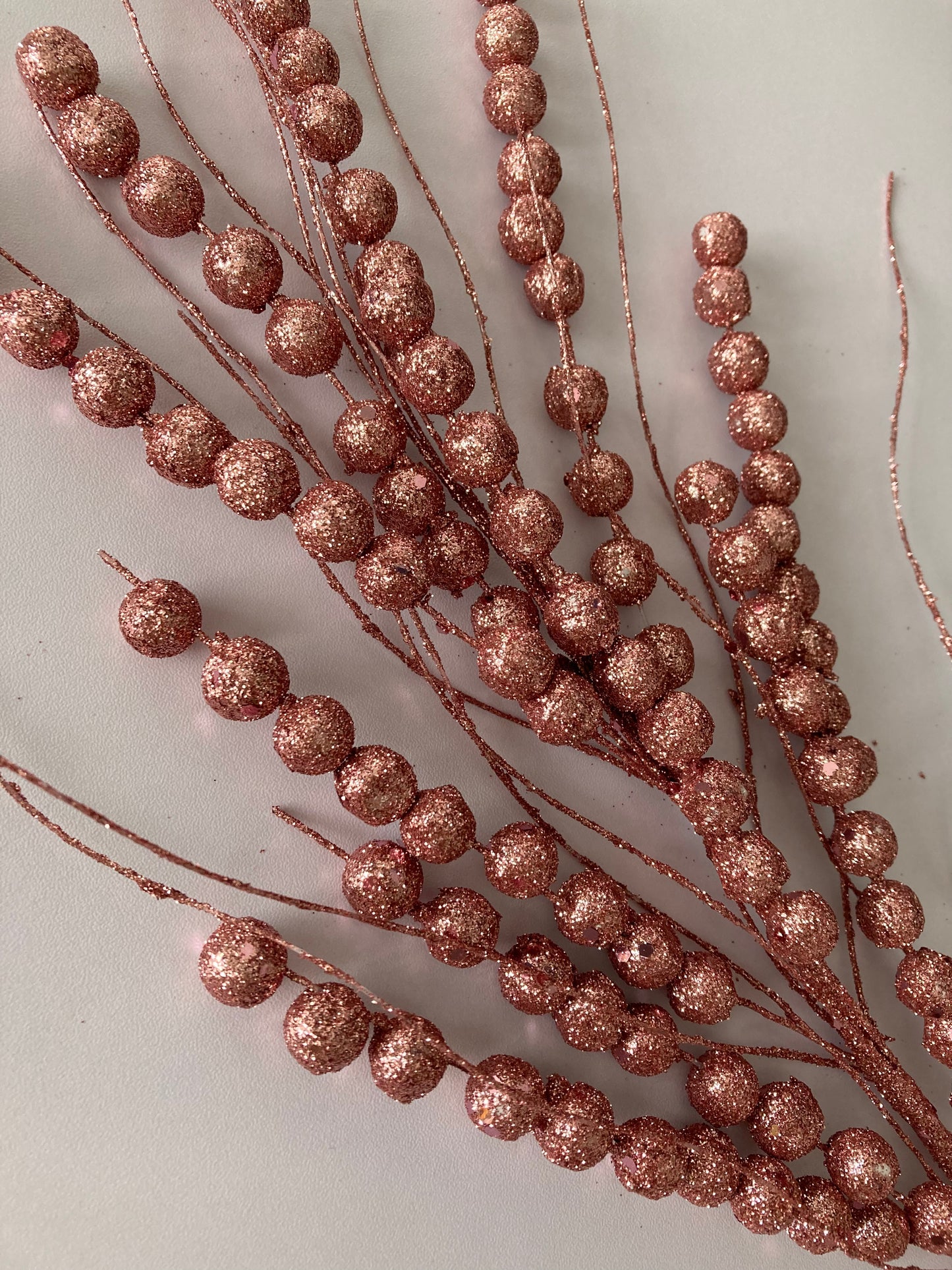 Pink Berry & Grass Pick