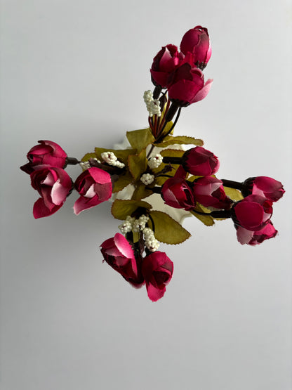 Pink/White Rosebud Bunch
