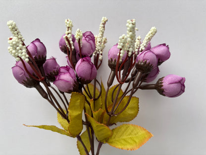 Purple Rosebud Bunch