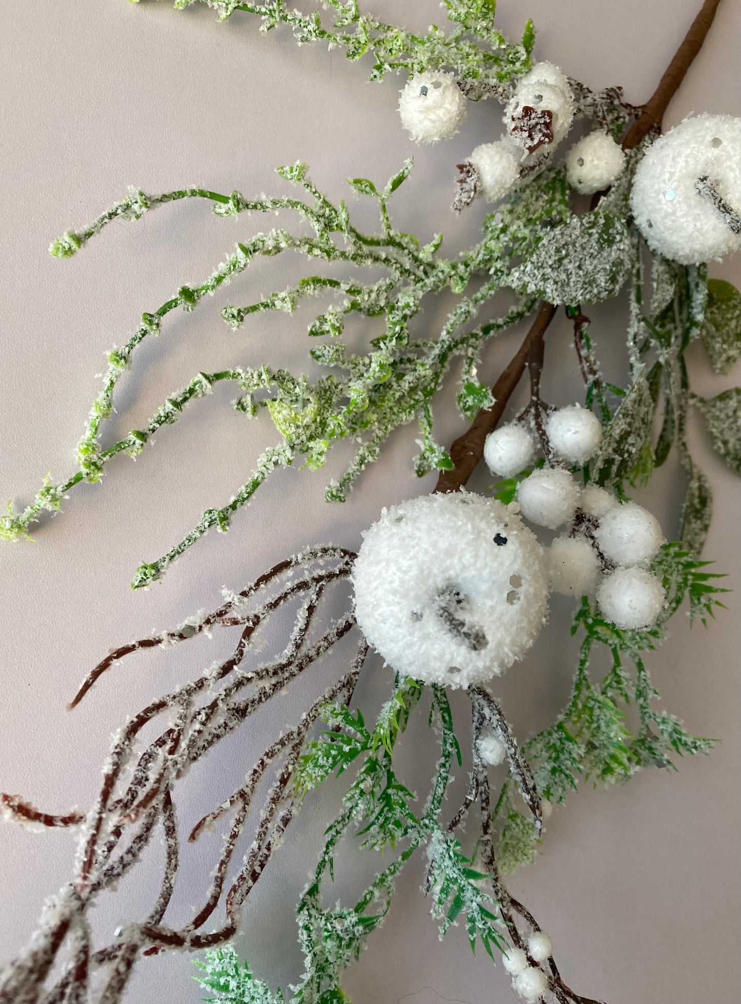 Apple & Berry Snowy Christmas Pick