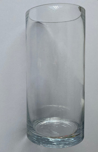 25cm Tall Glass Vase
