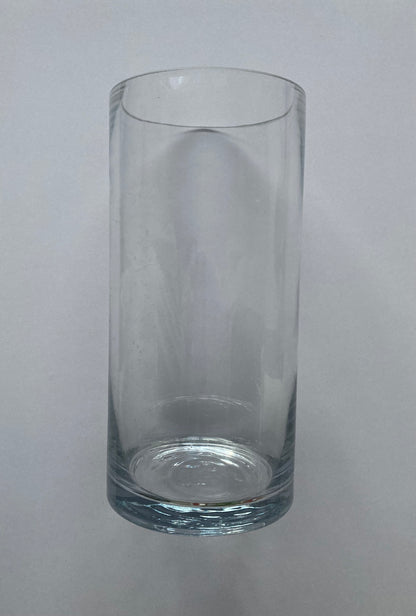 25cm Tall Glass Vase