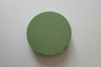 Green Round Oasis Wet Floral Foam Posy Pad