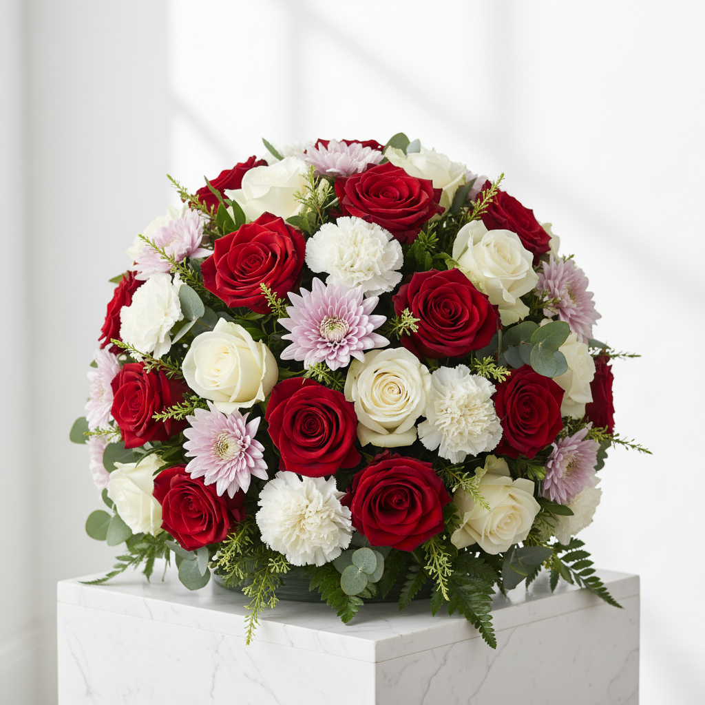 Green Round Oasis Wet Floral Foam Posy Pad