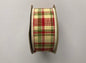 10yrds Tartan Fabric Edge Ribbon