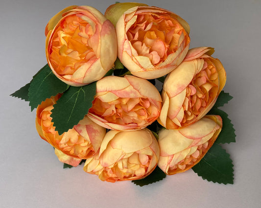 Orange Peony Bunch