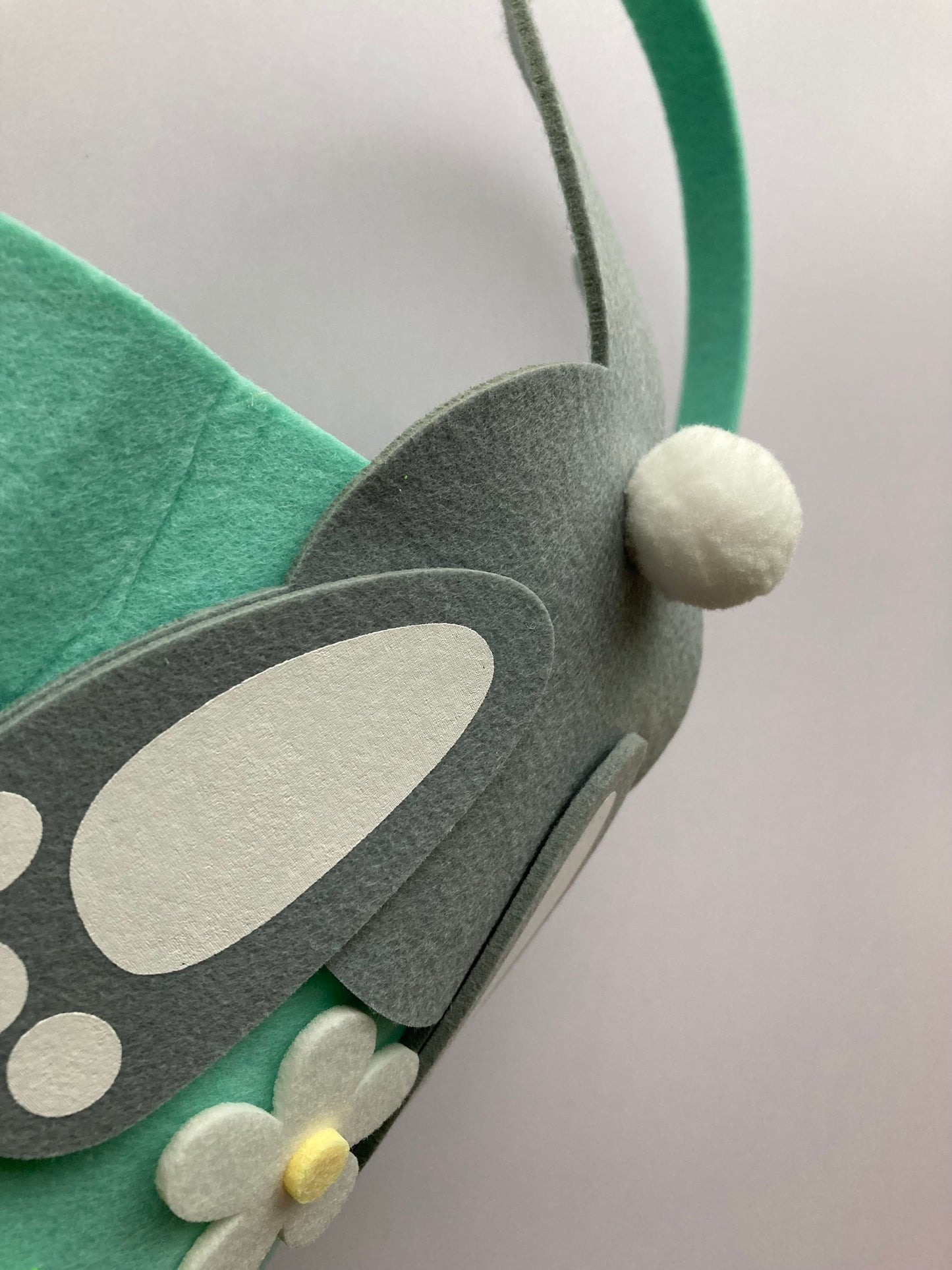Green Easter Bunny Basket