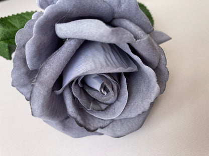 Grey Soft Velvet Touch Rose