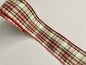10yrds x 63mm Wired Edge Tartan Ribbon
