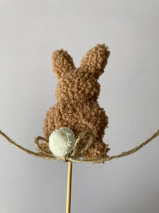 Brown Plush Rabbit Pick