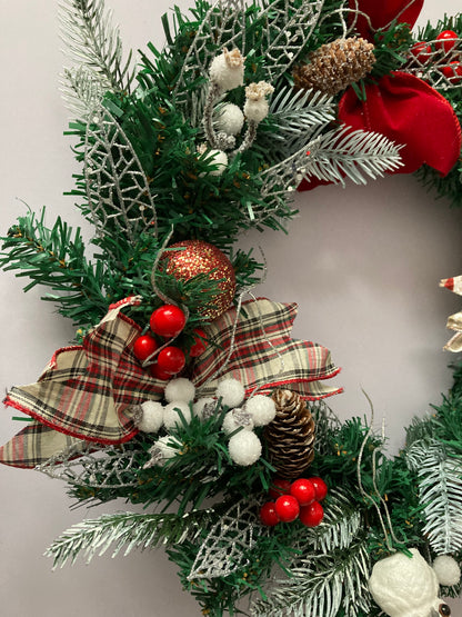 45cm Festive Wreath