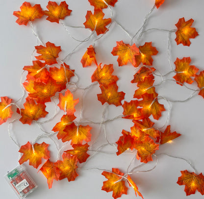 Maple Leaf Light Garland