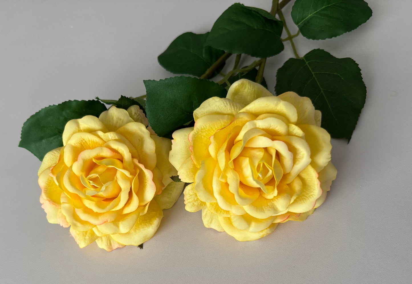 Real Touch Yellow Rose Stem