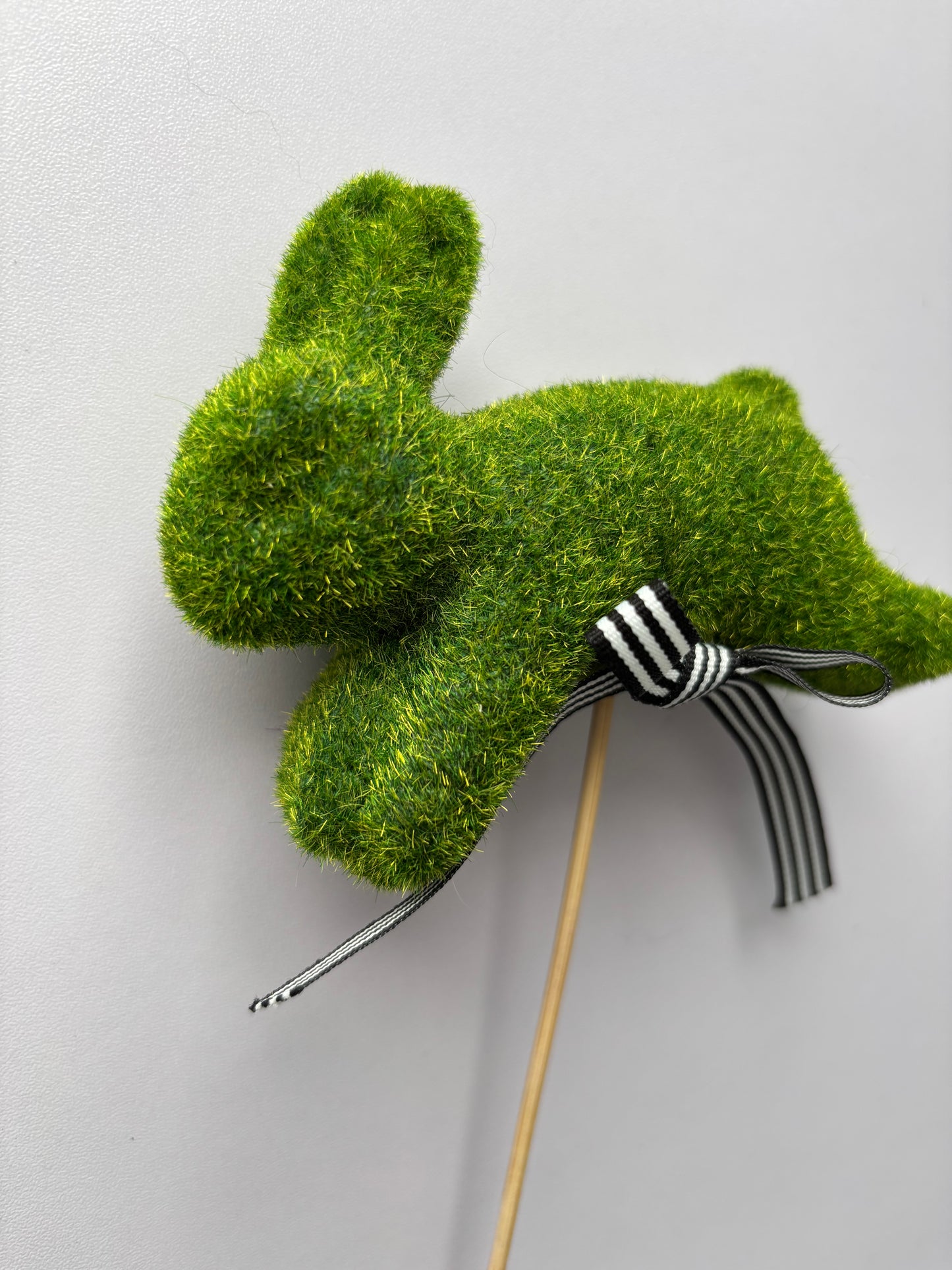 Flocked Bunny Pick