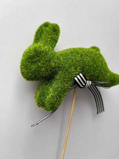 Flocked Bunny Pick