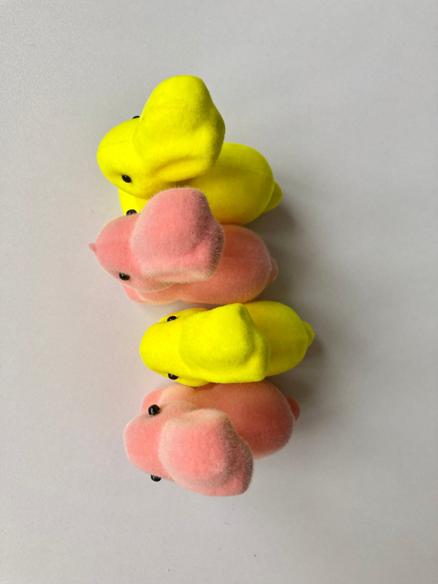 4pk Mini Yellow & Pink Bunnies