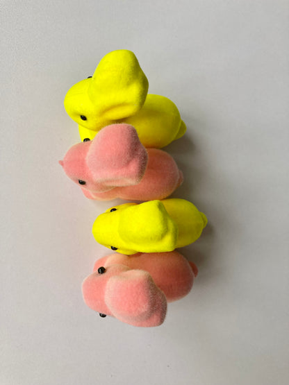 4pk Mini Yellow & Pink Bunnies