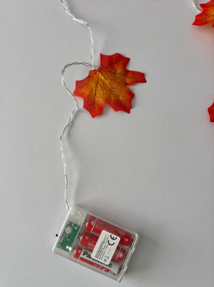 Maple Leaf Light Garland