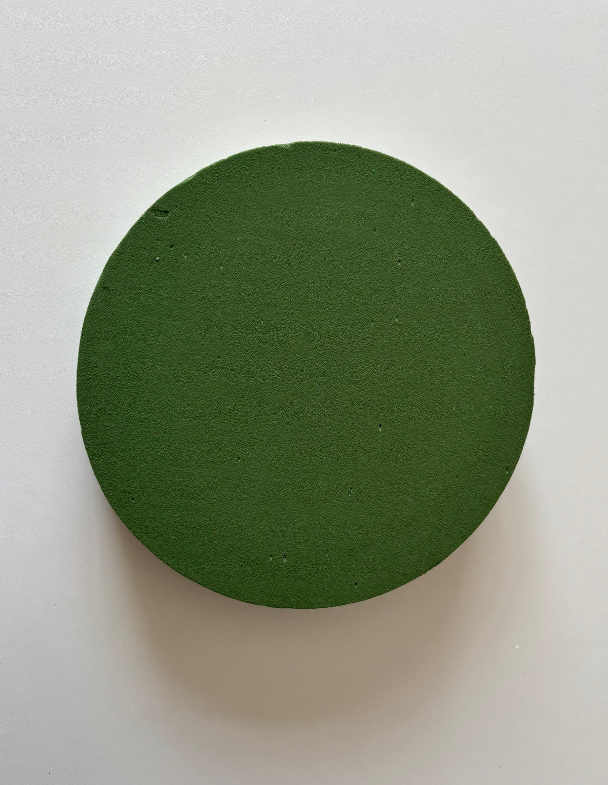 Green Round Oasis Wet Floral Foam Posy Pad