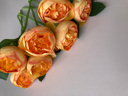 Orange Peony Bunch