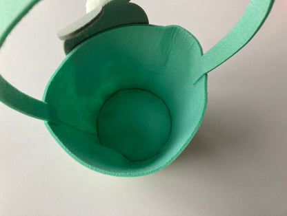 Green Easter Bunny Basket