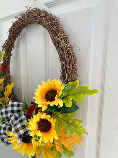 Sunflower Wreath