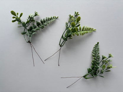 3 Frost Foliage Stem Bunch