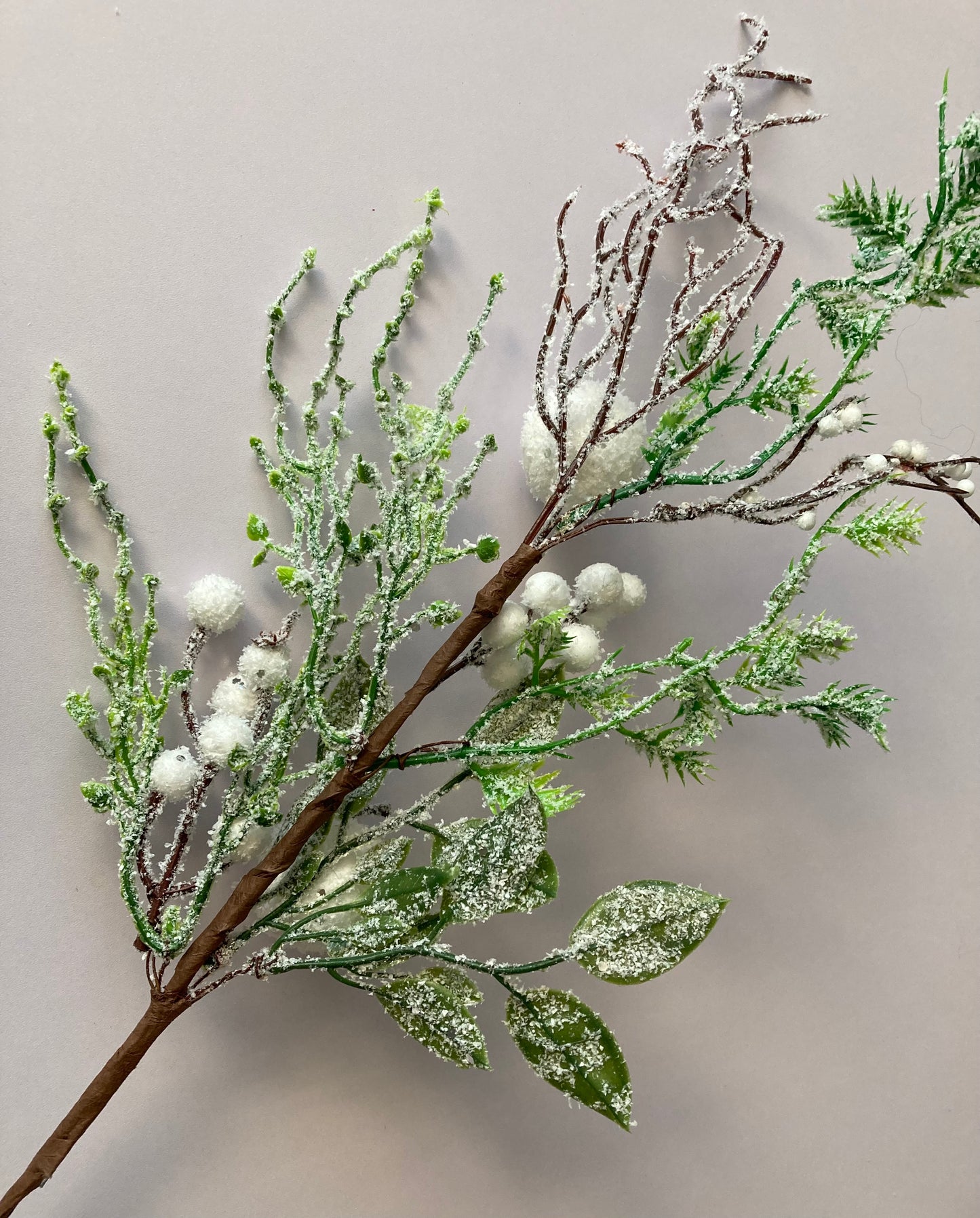 Apple & Berry Snowy Christmas Pick